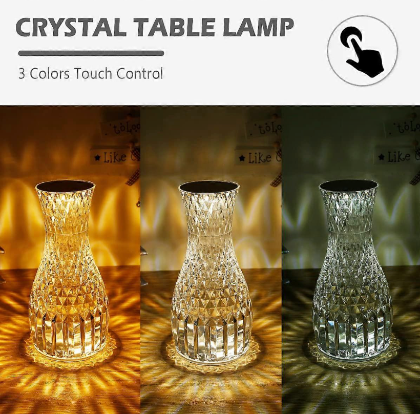 Diamond Crystal Lamp