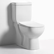 White toilet with OYN logo on a white background
