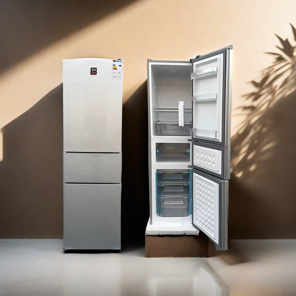 Three-Door Fridge 215L