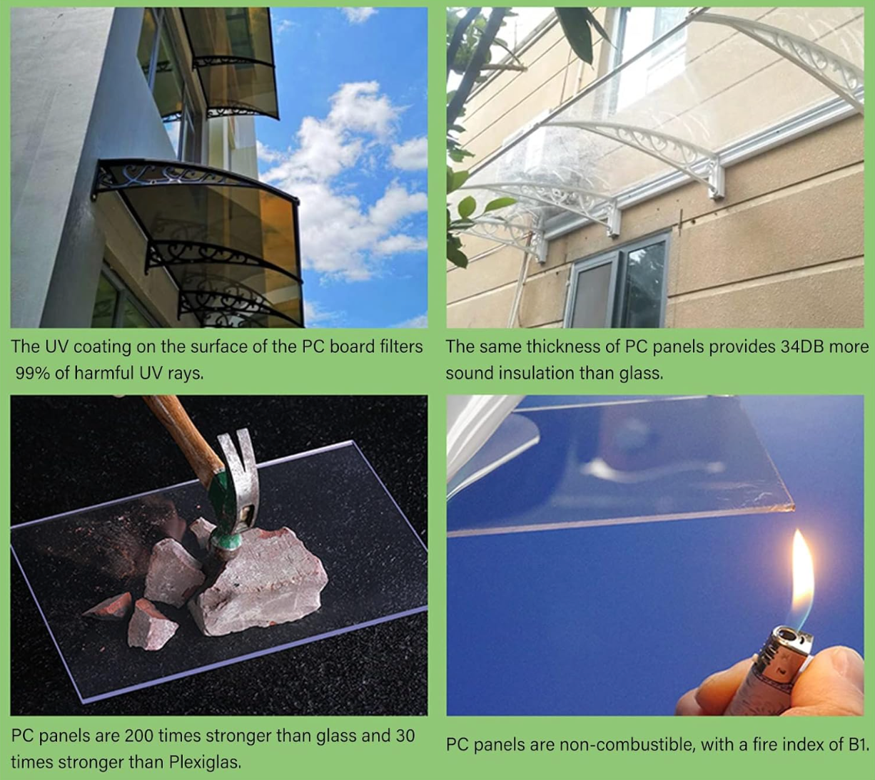 UV Resistant Awning
