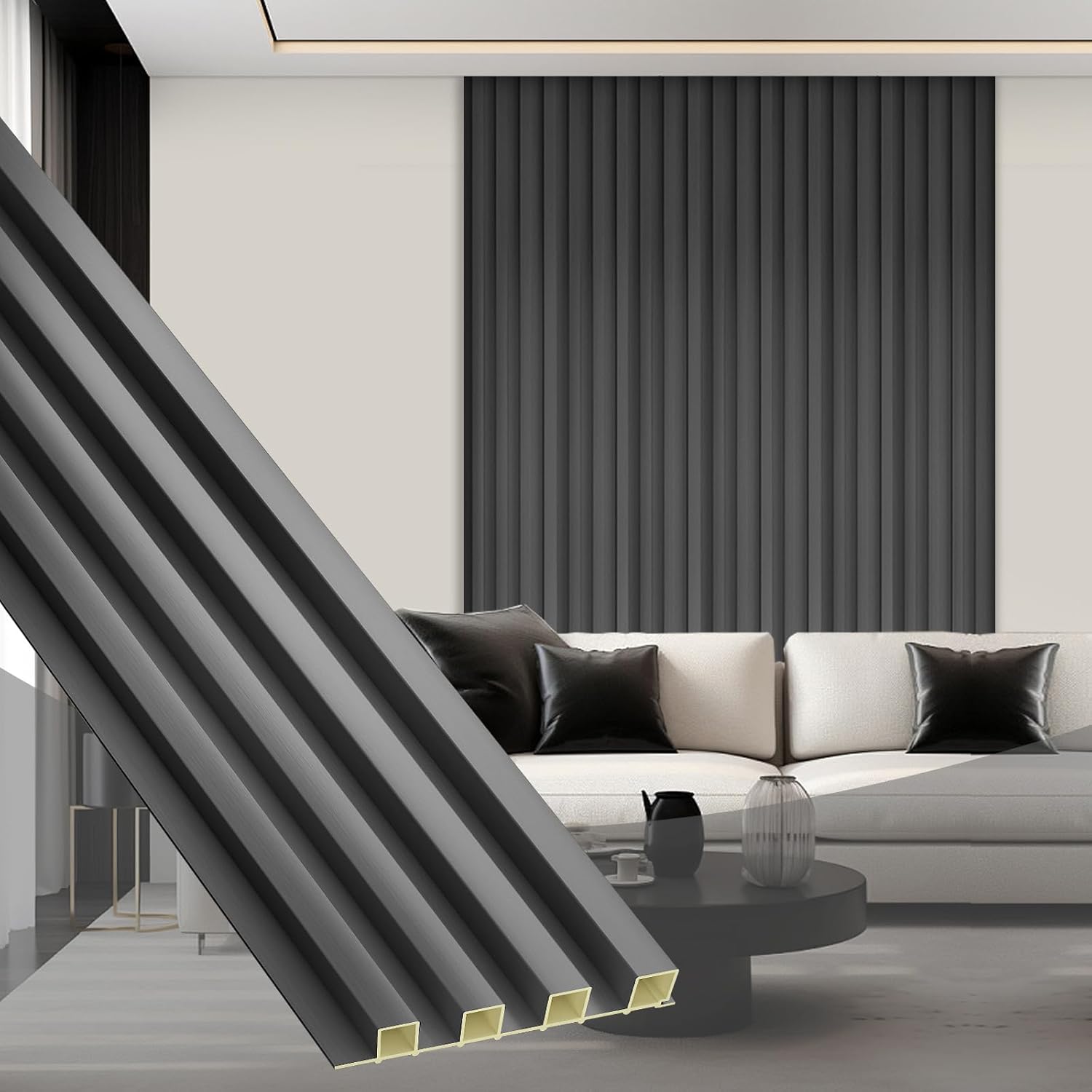 Acoustic Slat Wall Paneling (120" x 6")