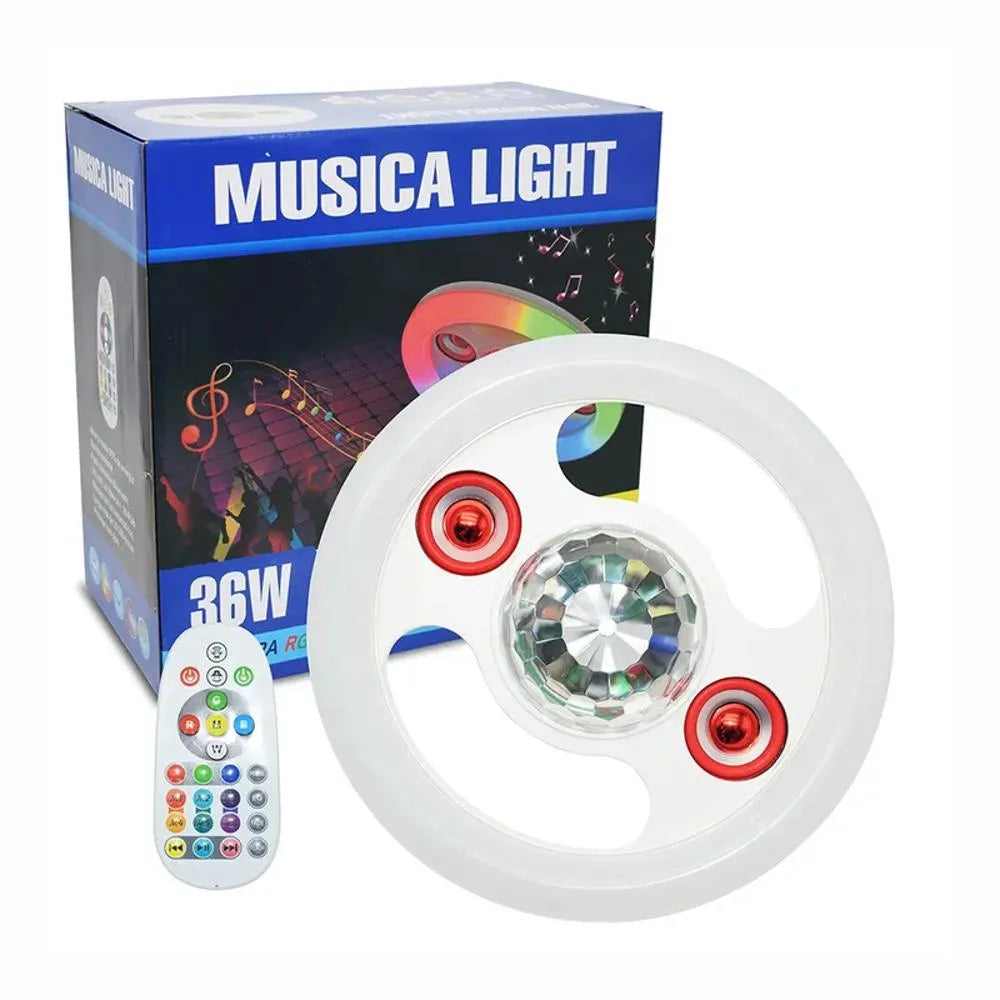 RGB LED Bluetooth Speaker Party Light
