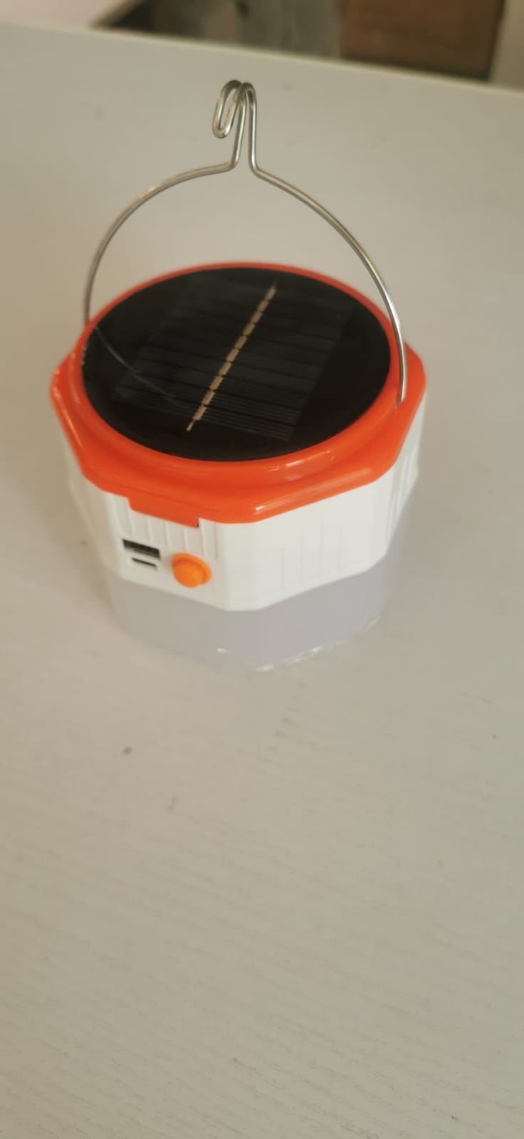 Solar octagonal charging lamp